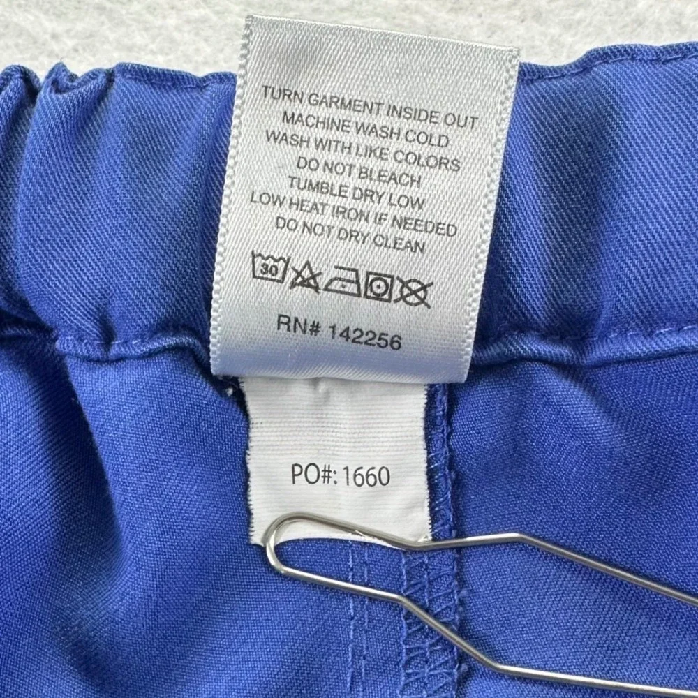 FIGS Mens Pisco Striaght Leg Royal Blue Scrub Pants Size Large FM4500 PO 1660